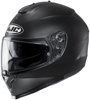 C70 Semi-Flat Black Full-Face Street Motorcycle Helmet 2X-Large