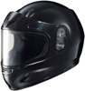 CL-Y Youth Solid Black Full-Face Snow Helmet Youth Large