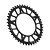 Black Racelite Aluminium Rear Sprocket - 43 Teeth 520 Pitch Black Racelite Aluminium Rear Sprocket - 43 Teeth 520 Pitch