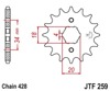 JT Steel Front Countershaft Sprocket 12T 428