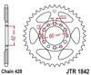 Steel Rear Sprocket - 52 Tooth 428 - For Yamaha TW200 YZ80 XT DT MX