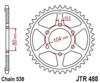 Steel Rear Sprocket - 47 Tooth 530 - For ZX9R ZX12R ZZR ZXR ZRX KZ Z-