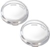 Clear 2" Bullet Style Turn Signal Lenses - Pair - Replaces Harley 68973-00 for 99+ 2" Bullet Signals