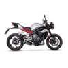 LV One Evo Carbon Fiber Slip On Exhaust Muffler - For 2017+ Triumph Street Triple 765