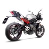 LV One Evo Slip-On Exhaust Stainless Fits 17-19 Triumph Street Triple 765
