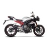 LV One Evo Slip-On Exhaust Stainless Fits 17-19 Triumph Street Triple 765