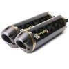 06M2 Carbon Fiber Dual Slip On Exhaust - 06-07 Kawasaki ZX14R 06M2 Carbon Fiber Dual Slip On Exhaust - 06-07 Kawasaki ZX14R