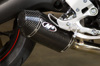 Carbon Fiber Slip On Exhaust w/ Link Pipe - For 14-20 Yamaha FZ09/MT09
