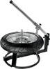 Portable Motorcycle Tire Changer With Bead Breaker