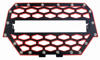 Black & Red Front Grill w/Light Bar Opening - For 14-16 Polaris RZR 1000 XP Black & Red Front Grill w/Light Bar Opening - For 14-16 Polaris RZR 1000 XP