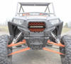 Black & Orange Front Grill w/ 10" LED Light Bar - For 14-16 Polaris RZR 1000 XP Black & Orange Front Grill w/ 10" LED Light Bar - For 14-16 Polaris RZR 1000 XP