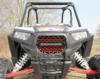 Black & Red Front Grill w/ 10" LED Light Bar - Polaris RZR Black & Red Front Grill w/ 10" LED Light Bar - Polaris RZR
