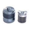 FLO Stainless Steel Spin On Oil Filter Reusable - Grey FLO Stainless Steel Spin On Oil Filter Reusable - Grey