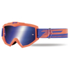3201 Atzaki MX Goggles - Orange Frame w/ Multilayer Blue Iridium Lens