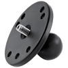 Ram Adapter - 2.5" Round Base w/ 1" Ball & 1/4"-20 Threaded Post IN BAG Ram Adapter - 2.5" Round Base w/ 1" Ball & 1/4"-20 Threaded Post IN BAG