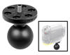 Ram Adapter - 1" Ball With Base & 1/4"-20 Stud For Video Cameras IN BAG