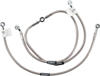 01-06 Yamaha XVS1100 V-Star Custom Russell Stainless Steel Front Brake Line Kit 01-06 Yamaha XVS1100 V-Star Custom Russell Stainless Steel Front Brake Line Kit