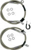 CycleFlex Stainless Steel 2 Line Front Brake Line Race Kit - 06-08 Kawasaki ZX10R CycleFlex Stainless Steel 2 Line Front Brake Line Race Kit - 06-08 Kawasaki ZX10R