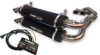 Black Dual Full Exhaust & EFI Tuner - For 15-19 RZR/RZR4 900, S XC, Trail Black Dual Full Exhaust & EFI Tuner - For 15-19 RZR/RZR4 900, S XC, Trail