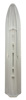 Starting Line Products Powder Pro Ski Bottom Bright White - Ski bottom for deep snow, bright white, 39.5x7 in.
