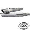 95-16 Harley Touring 4" Race Tour Slip On Exhaust Mufflers - Slash Down - Chrome 95-16 Harley Touring 4" Race Tour Slip On Exhaust Mufflers - Slash Down - Chrome
