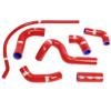 04-07 Ducati 749 R Samco Complete Radiator Hose Kit - Red - Samco Hose Kit 04-07 Ducati 749 R Samco Complete Radiator Hose Kit - Red - Samco Hose Kit