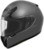 RF-SR Deep Matte Grey Full-Face Motorcycle Helmet Medium