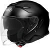 J-Cruise 2 Solid Black 3/4 Open-Face Motorcycle Helmet 2X-Large