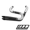 2" Crack Pipes Full Exhaust - Black - For 90-06 Harley Softail 2" Crack Pipes Full Exhaust - Black - For 90-06 Harley Softail