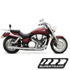 2-1 SuperMeg Full Exhaust System - Chrome - For 02-07 Honda VTX1800C 2-1 SuperMeg Full Exhaust System - Chrome - For 02-07 Honda VTX1800C