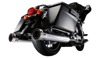 Loose Cannon Chrome 4" Dual Slip On Exhaust - For 17-21 Harley Touring Loose Cannon Chrome 4" Dual Slip On Exhaust - For 17-21 Harley Touring