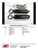 Carbon Fiber Dual Slip On Exhaust - For 07-08 Yamaha R1