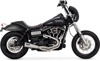2-1 Upsweep Brushed Stainless Full Exhaust - For 91-17 Harley FXD