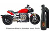 Black Velvet Dual GP Slip On Exhaust w/ dB Killers - For 20+ Triumph Rocket 3 Black Velvet Dual GP Slip On Exhaust w/ dB Killers - For 20+ Triumph Rocket 3