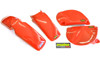 Honda Orange Front & Rear Fenders & Side Panels - 77-82 Honda XR75/XR80