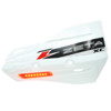 Zeta XC Flasher White Handguard Shields For Bar Armor Guards Zeta XC Flasher White Handguard Shields For Bar Armor Guards