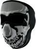Zan Head Gear Chrome Skull Neoprene Full Face Mask Zan Head Gear Chrome Skull Neoprene Full Face Mask