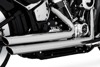 Big Shots Staggered Chrome Full Exhaust - For 18-20 Harley Softail