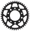Steel Rear Sprocket 43T - Black - For 81-04 Triumph Honda Steel Rear Sprocket 43T - Black - For 81-04 Triumph Honda