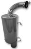 Lightweight Silencer - Snowmobile Muffler - 15-19 Polaris 600/800 AXYS Lightweight Silencer - Snowmobile Muffler - 15-19 Polaris 600/800 AXYS