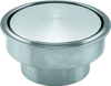 Bikers Choice Raw Paintable Pop Up Gas Cap Weld-In Vented Custom - Raw paintable pop up gas cap, weld-in, vented, custom