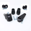 Black Complete No-Cut Frame Sliders Kit w/ Bar & Arm Slider - For 17-21 Yamaha R6 Black Complete No-Cut Frame Sliders Kit w/ Bar & Arm Slider - For 17-21 Yamaha R6