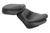 Mustang Wide Vintage 2Pc Seat Black Fits 02-08 Honda VTX1800R/S