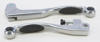 Aluminum & Black Grip Brake & Clutch Lever Set - For 94-96 KX100 KX80