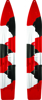 7" Powderhound Skis Camo Red/Black/White - For 90-19 Arctic Cat Polaris Yamaha Ski Doo 7" Powderhound Skis Camo Red/Black/White - For 90-19 Arctic Cat Polaris Yamaha Ski Doo