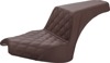 Saddlemen Step-Up Seat Brown For Indian Chief, Sport Chief, Super Chief - Step-Up seat in brown For Indian Chief, Sport Chief