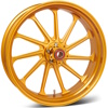 18x5.5 Forged Assault 11 Spoke Front Wheel Gold by Performance Machine