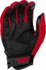 Fly Racing Coolpro Force Gloves Black/Red Small - Breathable gloves with knuckle protection, Small