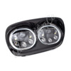 Letric Lighting 5.75" Dual LED Headlight with Halo for Road Glide Letric Lighting 5.75" Dual LED Headlight with Halo for Road Glide