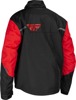 Fly Racing Outpost Jacket Black/Red 2X-Large Snow - Weatherproof snow jacket, 2X-Large, Black/Red